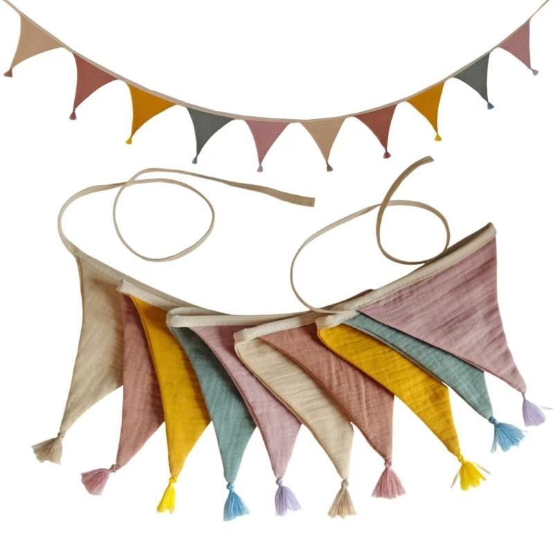 Baby Nursery Vintage - Belle décoration banderole pour chambre d'enfant,
