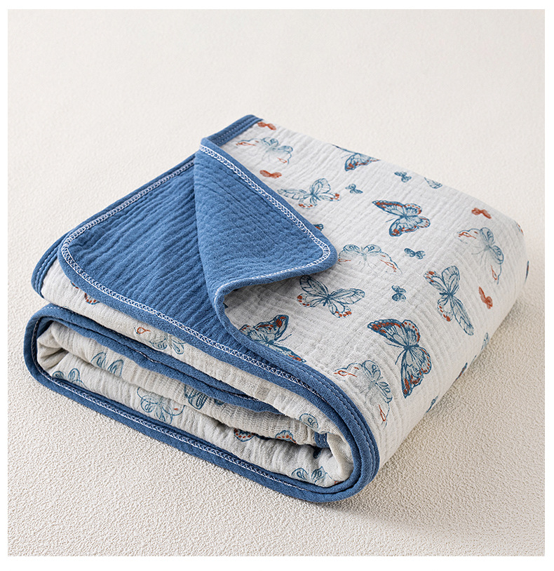 Baby Nursery Crib - Couverture d'emmaillotage en mousseline pour bébé,
