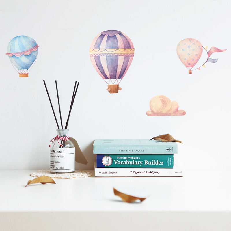 Baby Nursery Modern - Autocollant mural créatif coloré en forme
