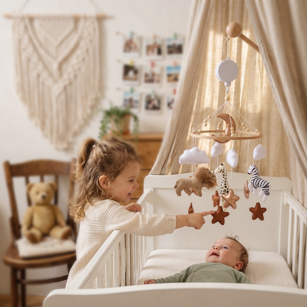 Baby Nursery Equipment - Lit en bois Cloche Bébé Berceau