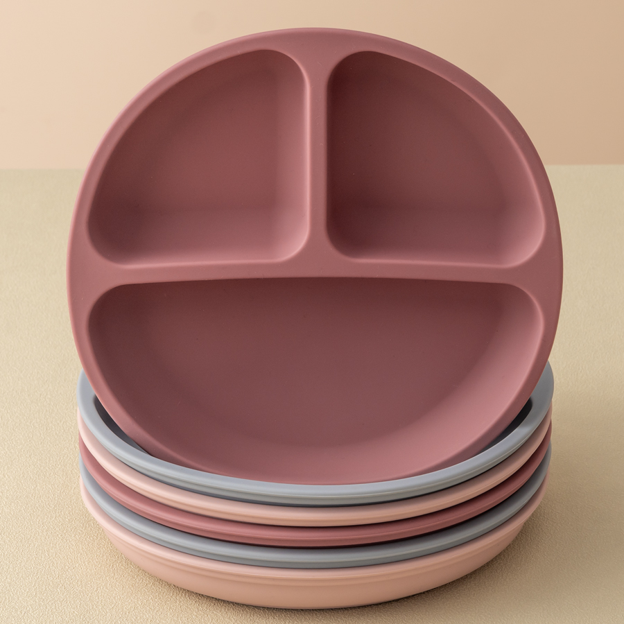 Baby Nursery Equipment - Assiette à manger en Silicone pour