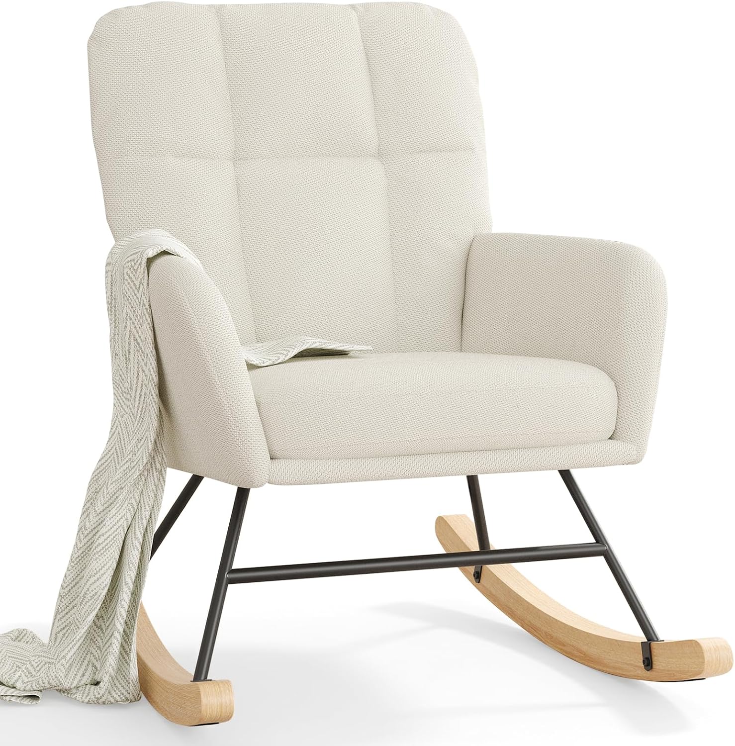Rocking Chair Nursery - Fauteuil à bascule pour chambre d’enfant,