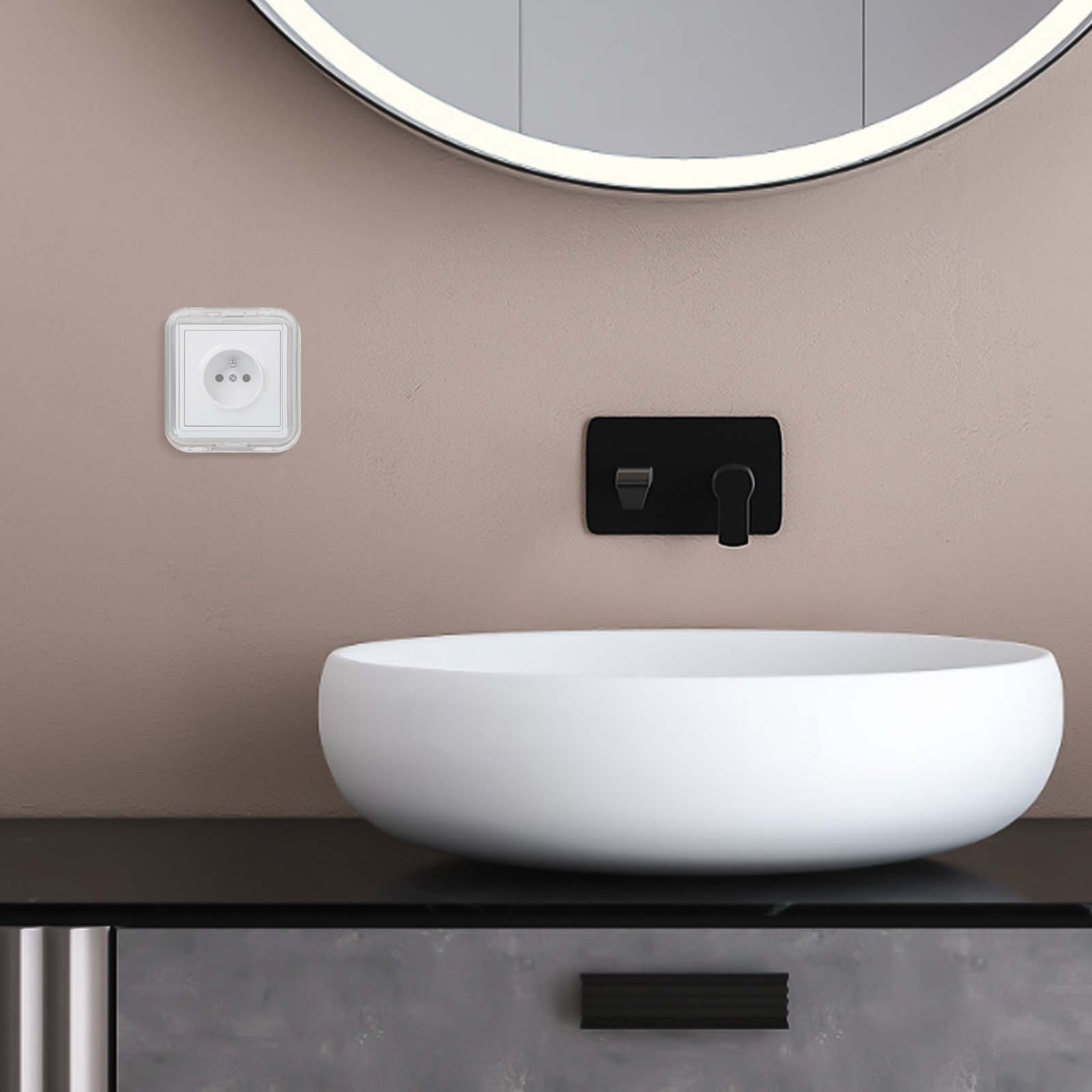 Outlet Cover Childproof - Cache-prises de sécurité pour bébés, protège-prises