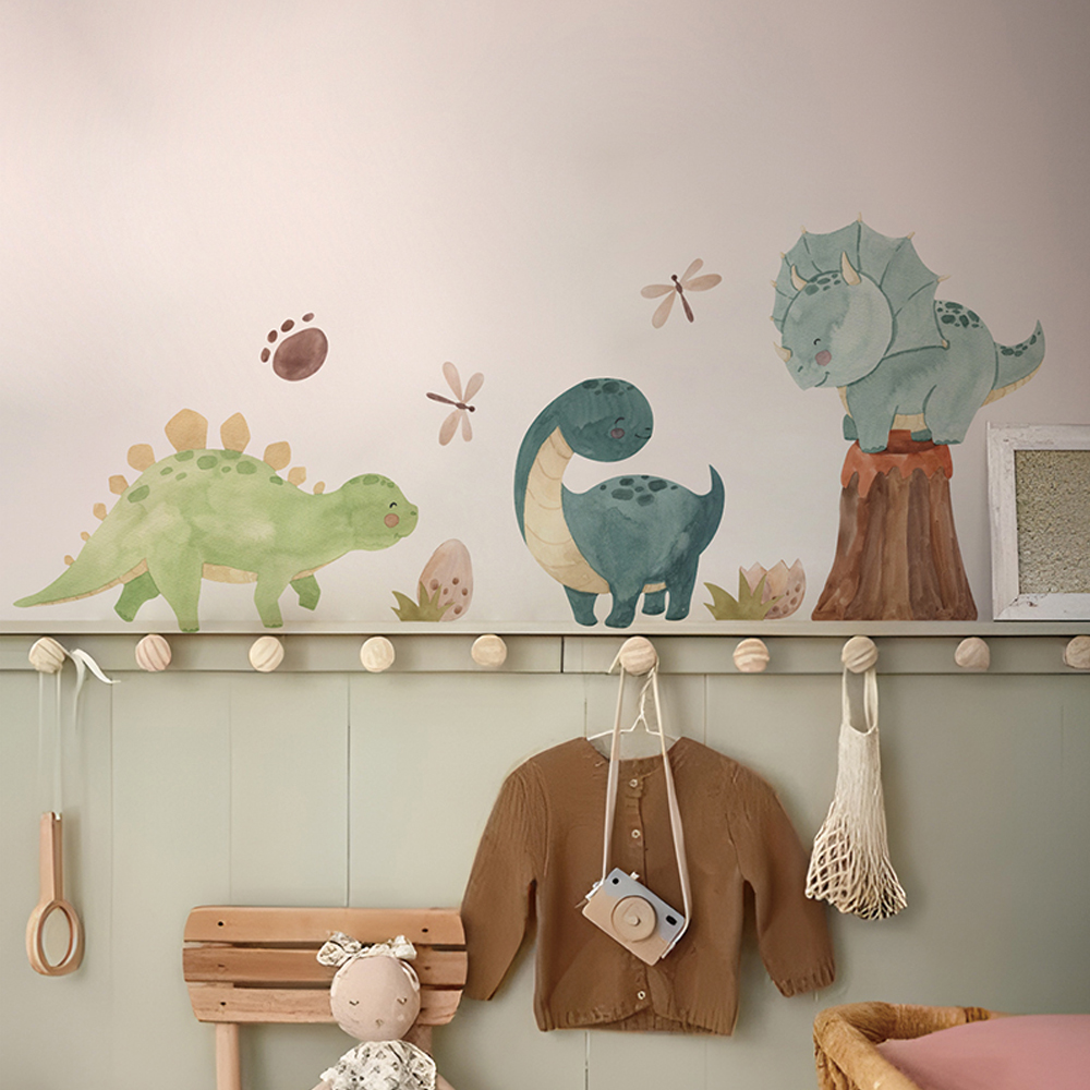 Baby Nursery Set Furniture - Stickers muraux dinosaures pour garçons et