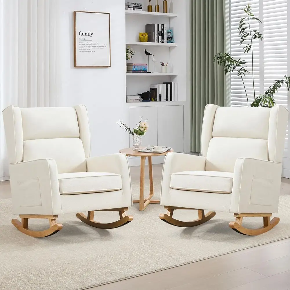 Rocking Chair Nursery - Fauteuil à bascule en bois massif