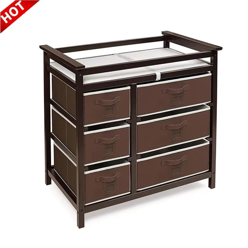 Baby Nursery Set Furniture - Commode moderne en bois pour bébé