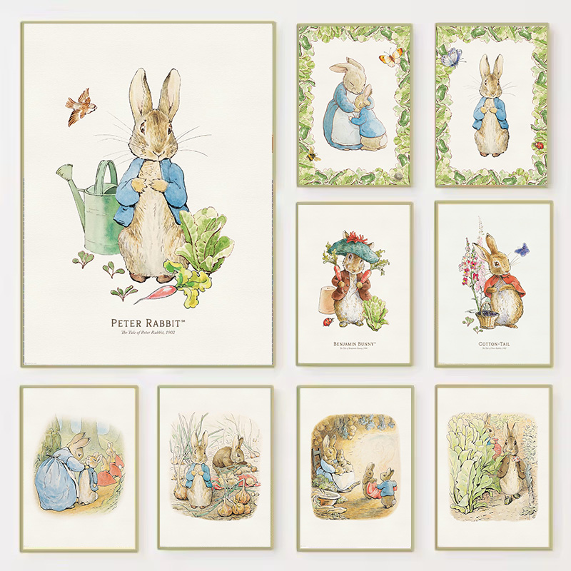 Baby Nursery Vintage - Affiche d'art vintage 2026 inspirée des