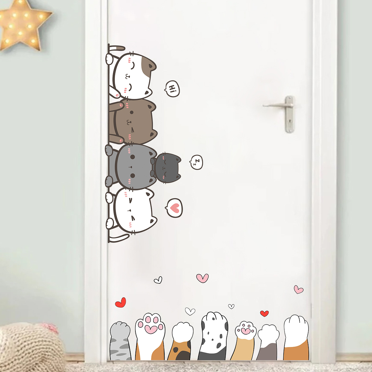 Baby Nursery Set Furniture - Griffe de chat de dessin animé