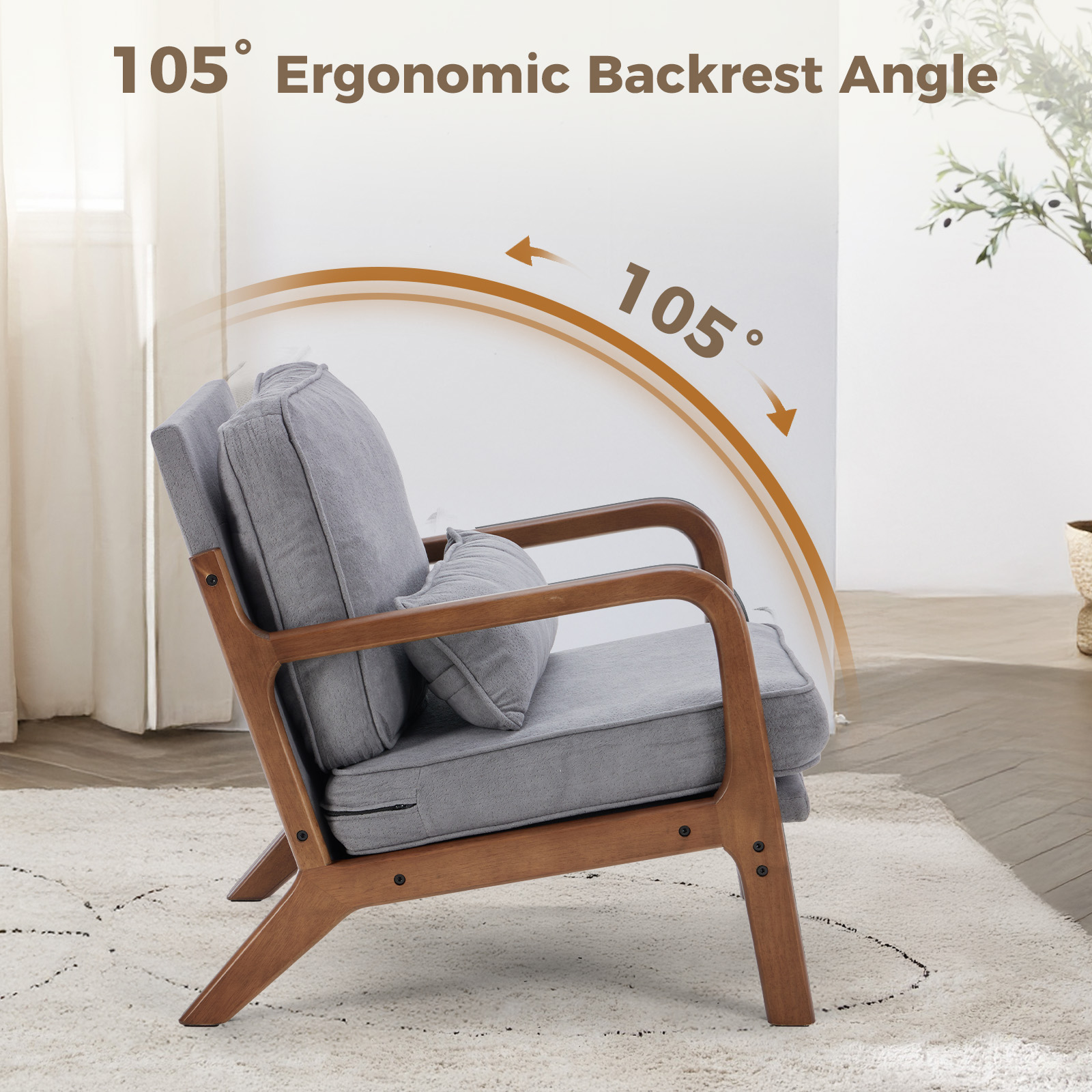 JHK chaise moderne du milieu d - Rocking Chair Nursery avis et prix