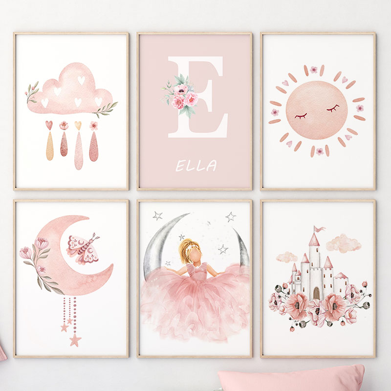 Toile murale d'ange rose pour  - Baby Nursery Pink avis et prix
