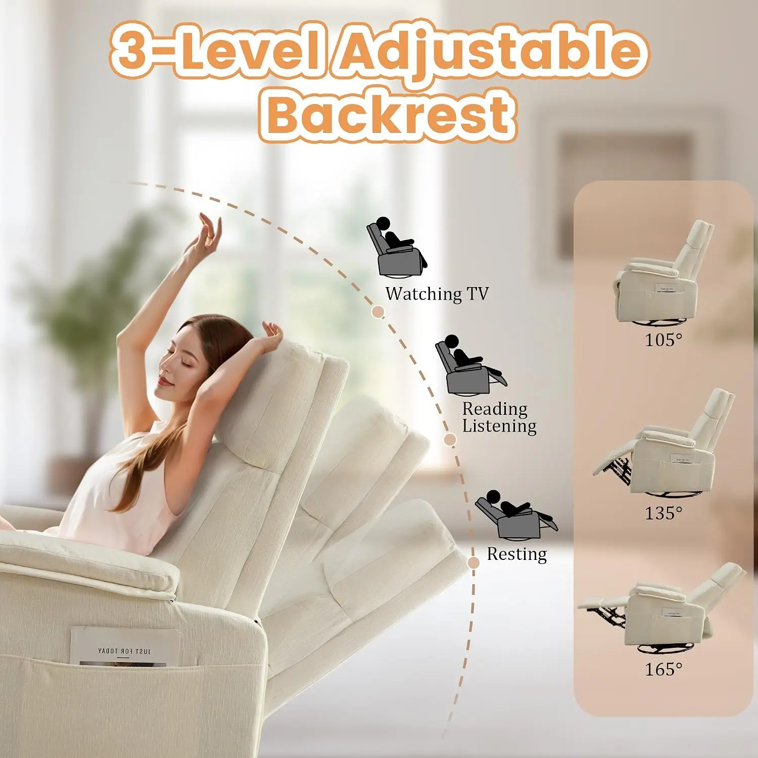 Fauteuil inclinable Korser, fa - Rocking Chair Nursery avis et prix