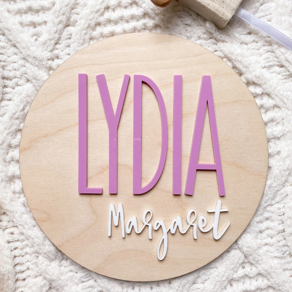 Plaque d'annonce de naissance  - Baby Nursery avis et prix