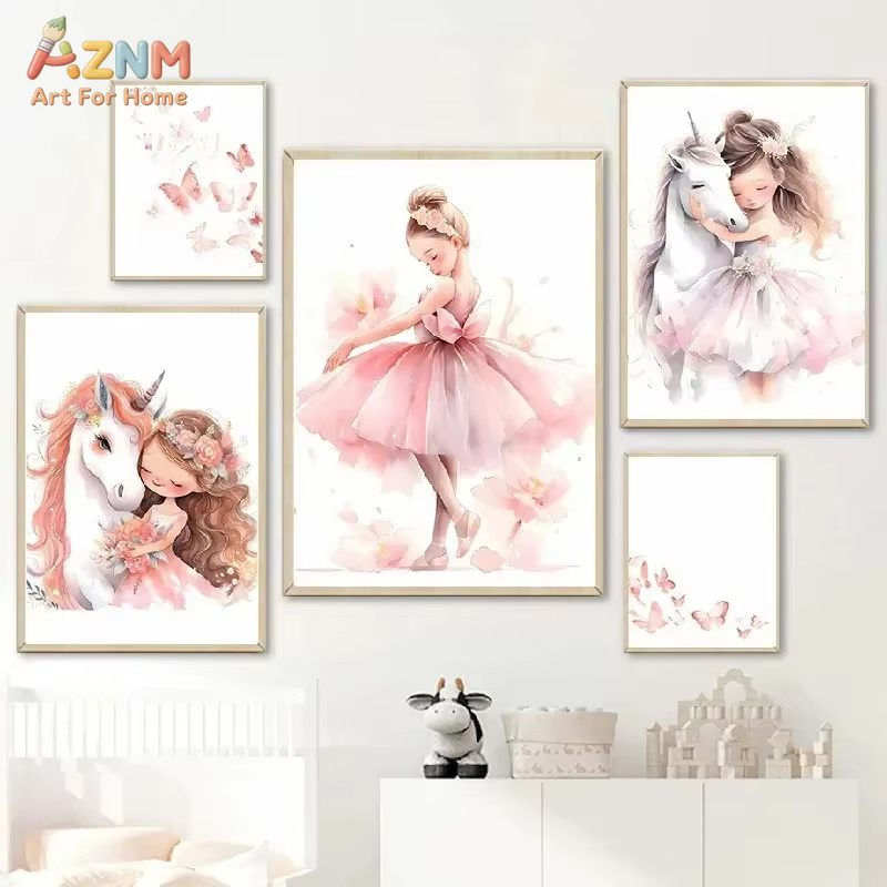 Affiche murale en toile décora - Baby Nursery Pink avis et prix