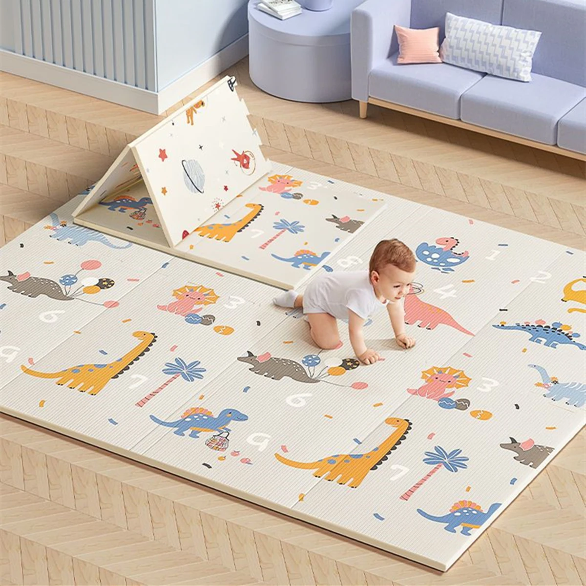 Tapis éducatif pliable non tox - Baby Nursery Equipment avis et prix