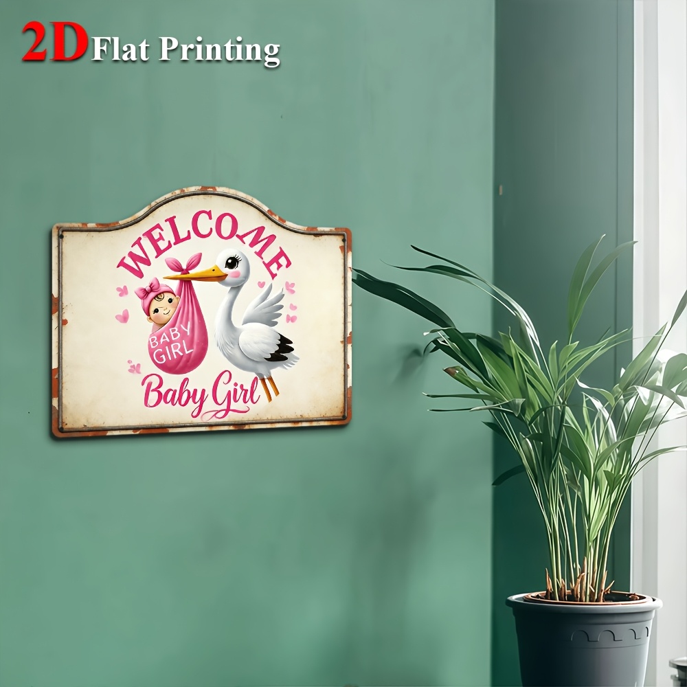 1 pièce d'art décoratif 2D pla - Baby Nursery Pink avis et prix