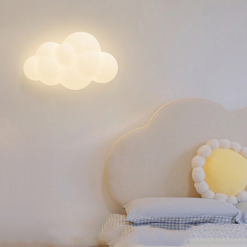 Lampes murales nuage blanc pou - Baby Nursery Modern avis et prix