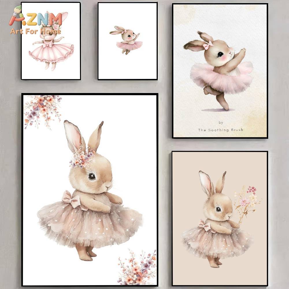 AZNM Impression sur toile Lapi - Baby Nursery Pink avis et prix