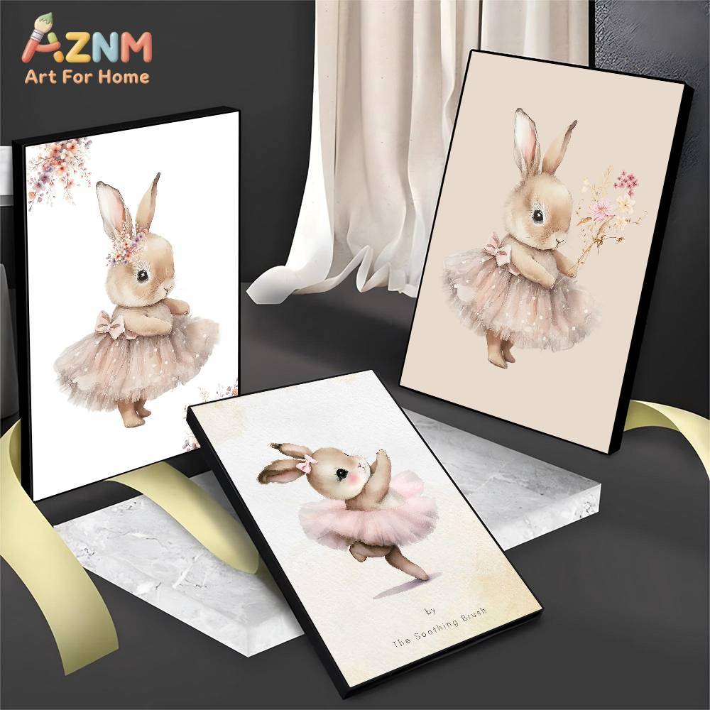 AZNM Impression sur toile Lapi - Baby Nursery Pink avis et prix