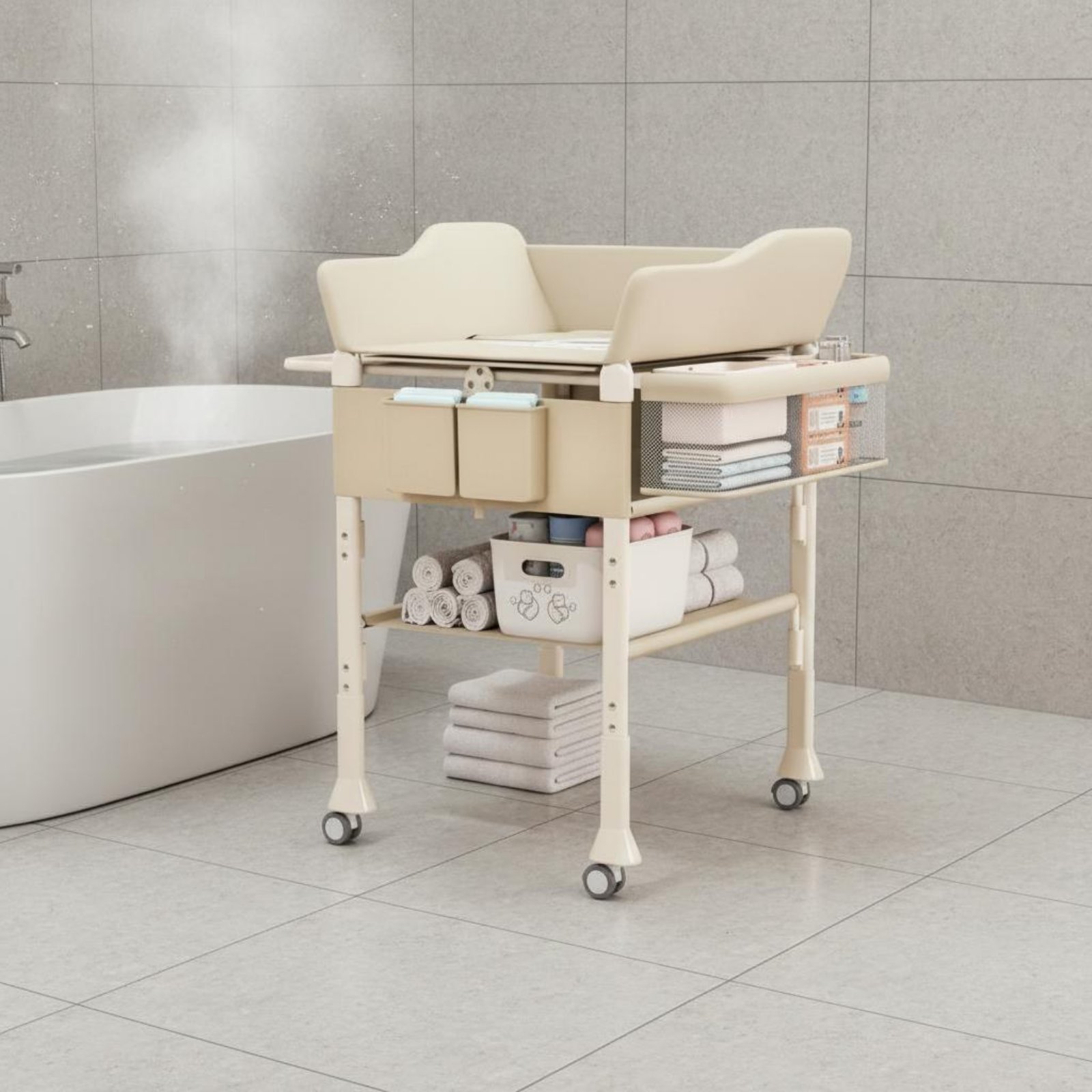 Table à langer et baignoire 2- - Baby Nursery Furniture avis et prix