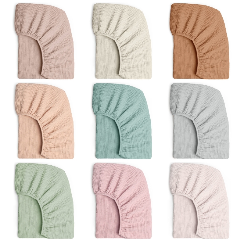 Drap-housse en mousseline de c - Baby Nursery Crib avis et prix