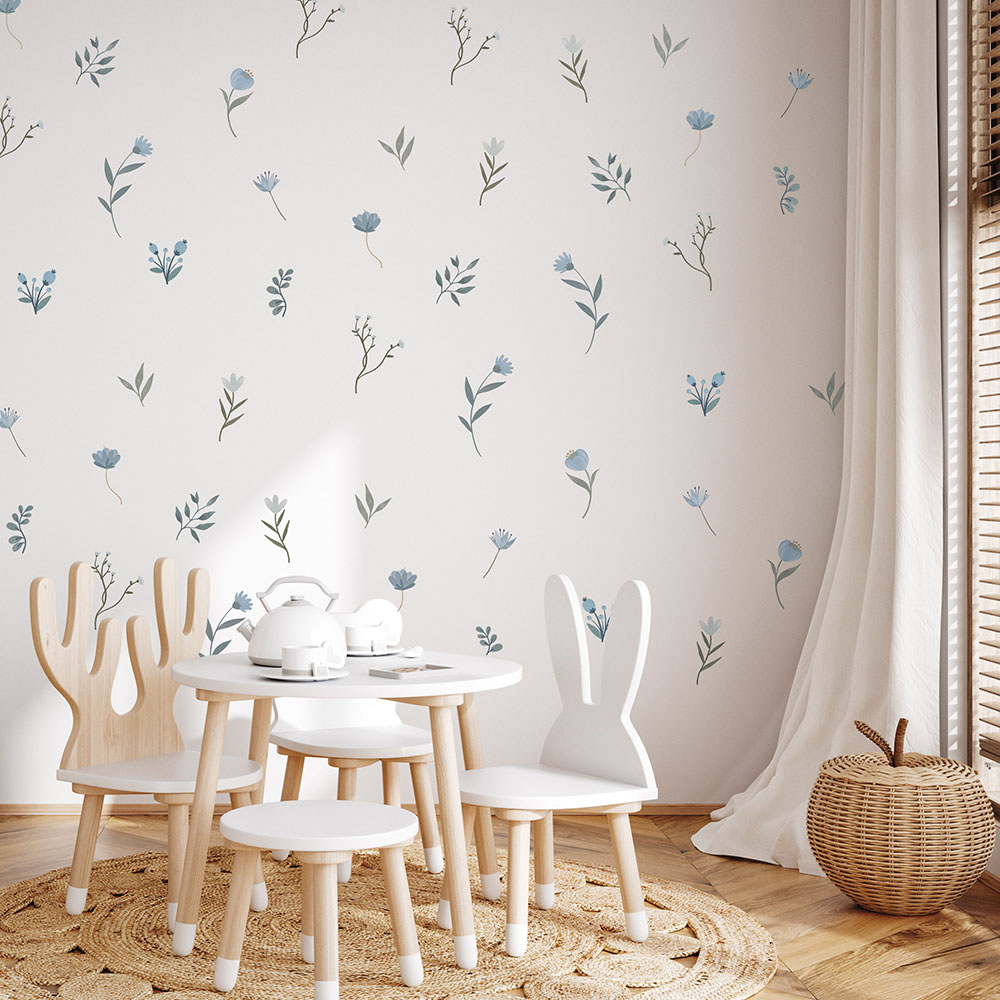 Autocollants muraux de fleurs  - Baby Nursery Plants avis et prix