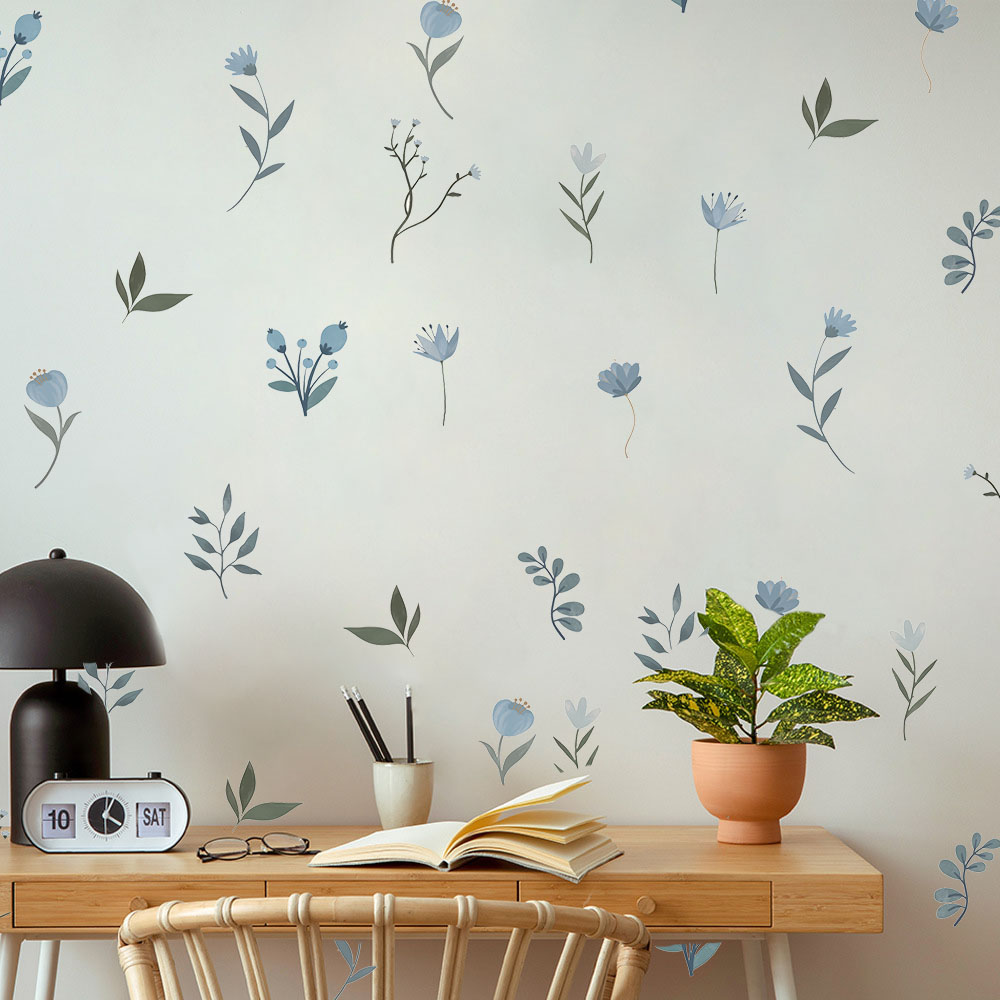 Autocollants muraux de fleurs  - Baby Nursery Plants avis et prix