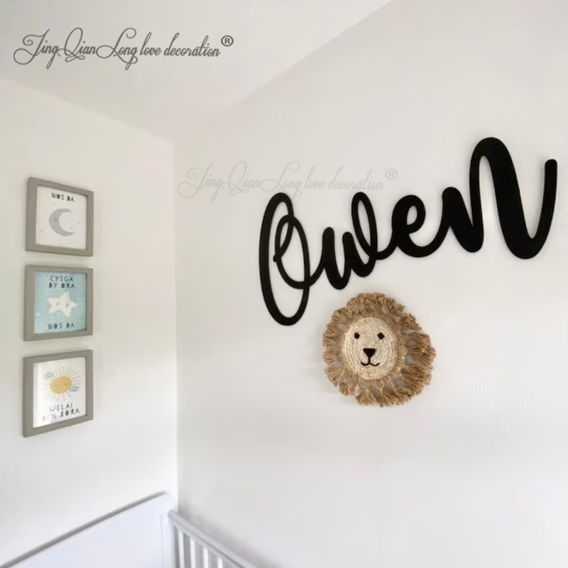 Panneau décoratif en bois pers - Baby Nursery Name Letters avis et prix
