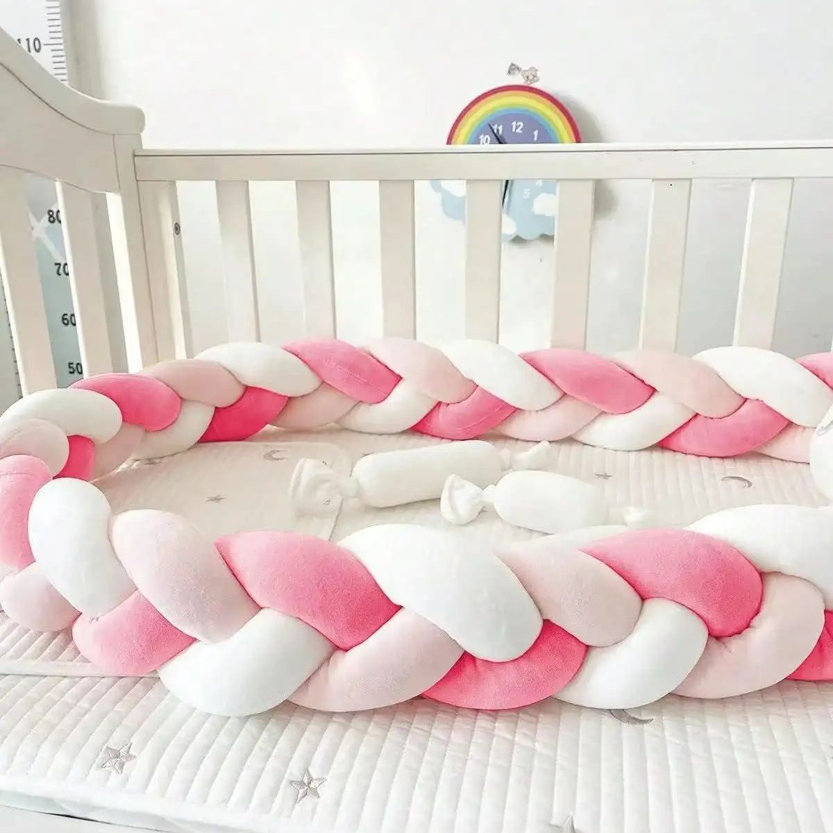 Tour de lit tressé large pour  - Baby Nursery Sale avis et prix