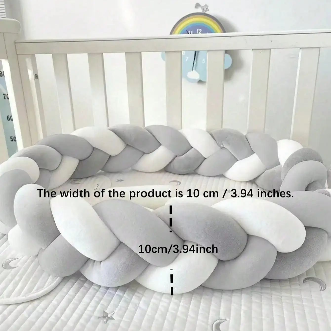Tour de lit tressé large pour  - Baby Nursery Sale avis et prix