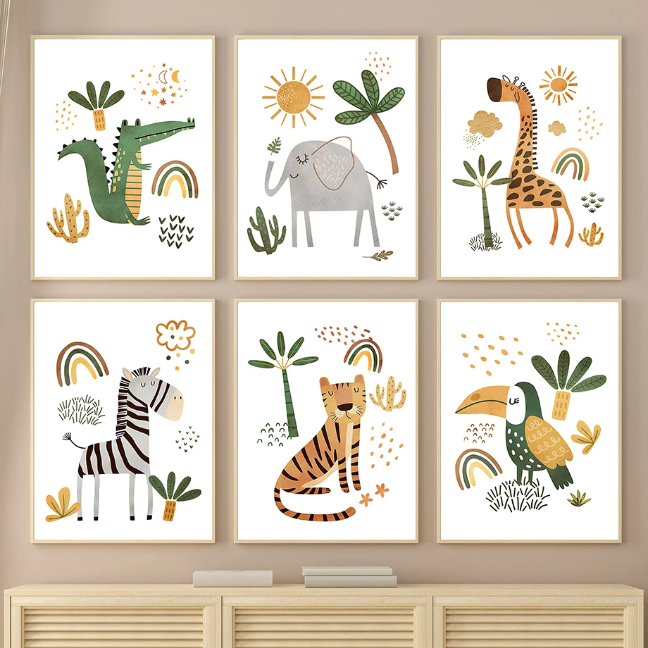 Tableau mural sur toile avec a - Baby Nursery Plants avis et prix