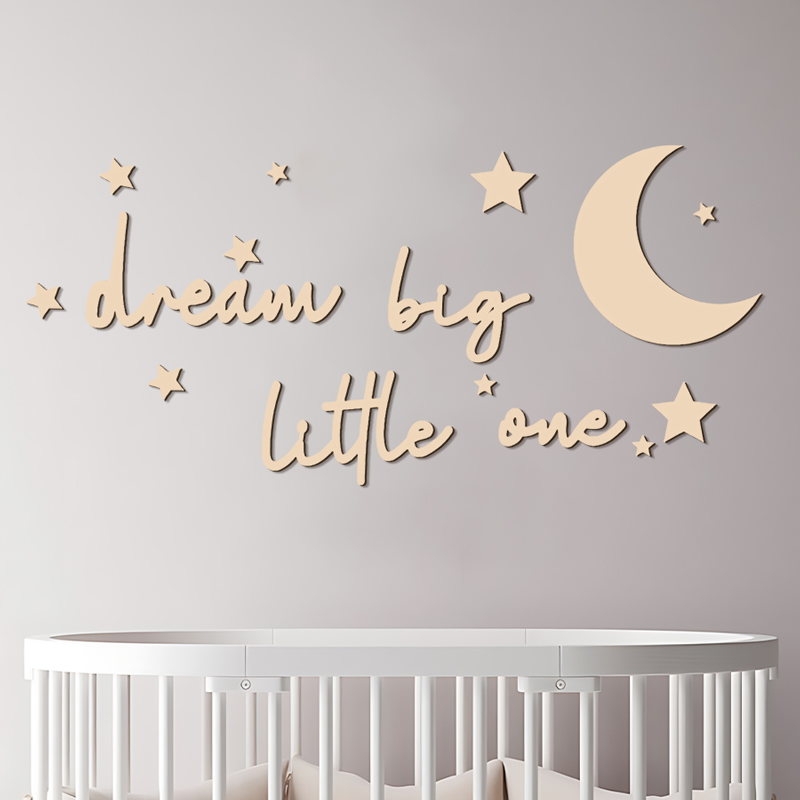 Dream Big Little One – autocol - Baby Nursery Modern avis et prix