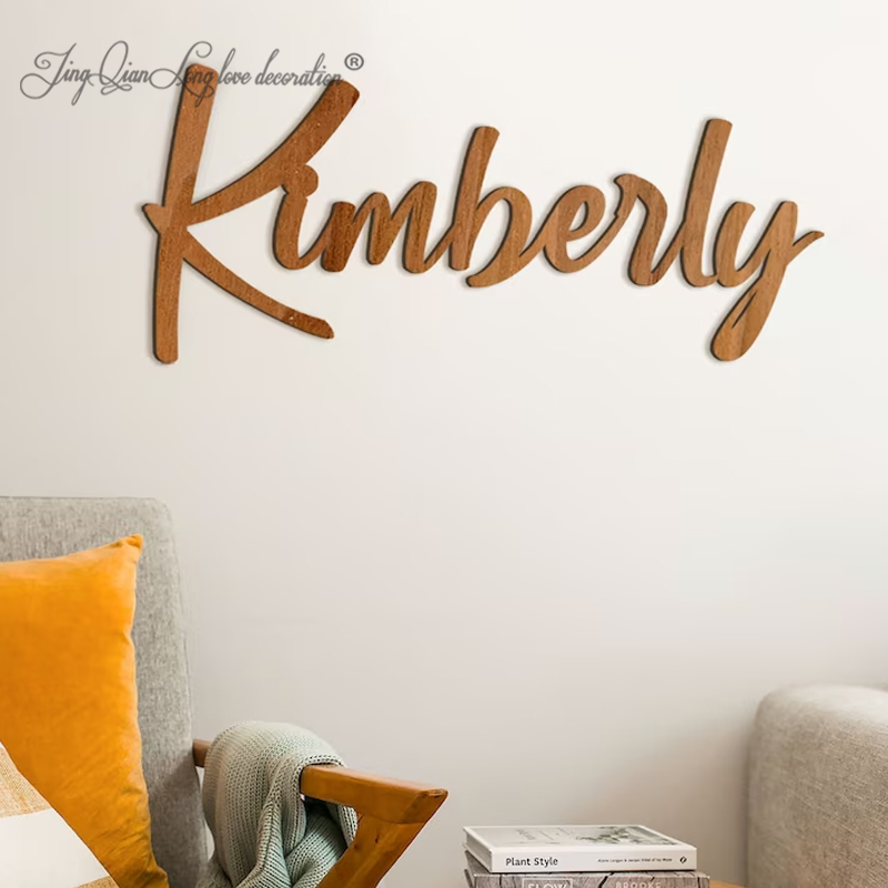 Panneau de nom en bois personn - Baby Nursery Name Letters avis et prix