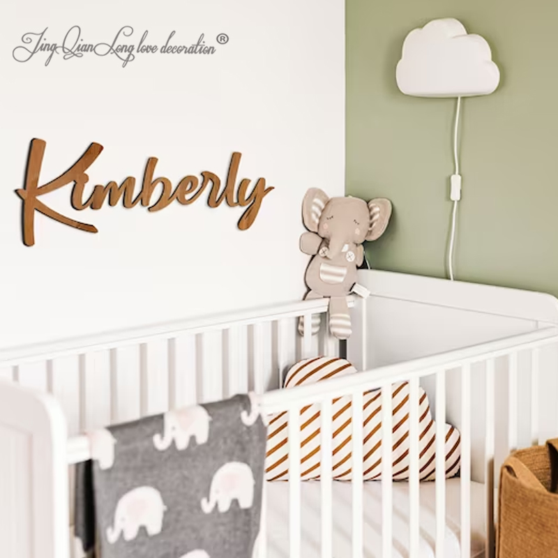 Panneau de nom en bois personn - Baby Nursery Name Letters avis et prix
