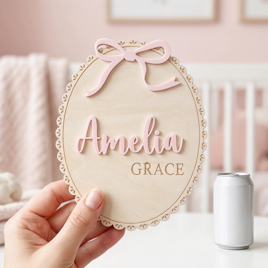 1 plaque nominative personnali - Baby Nursery avis et prix