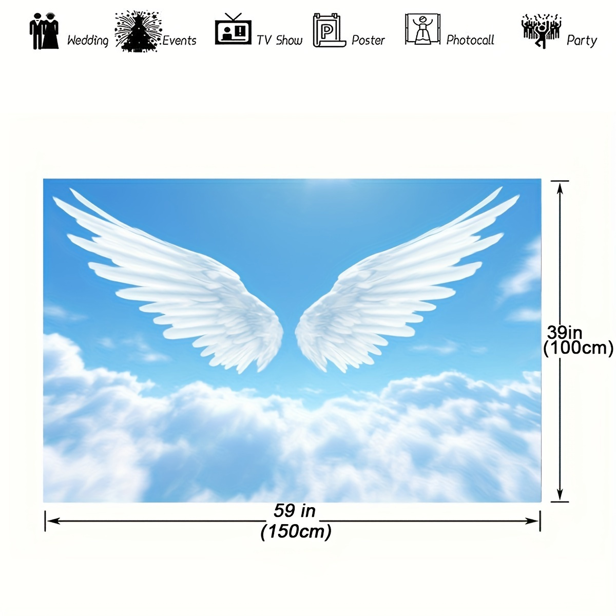 Tapisserie Murale Nuages Ailes - Baby Nursery Modern avis et prix
