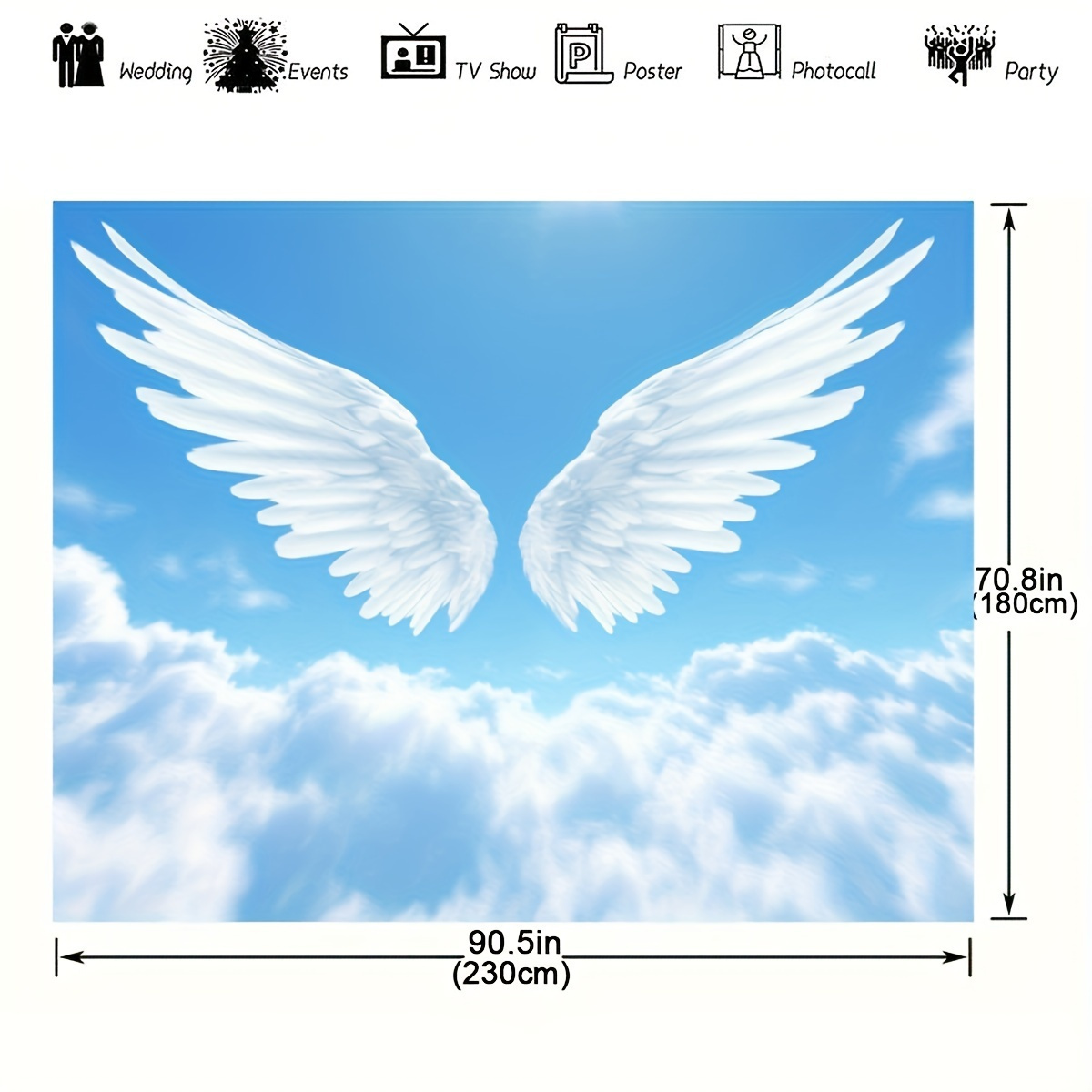 Tapisserie Murale Nuages Ailes - Baby Nursery Modern avis et prix
