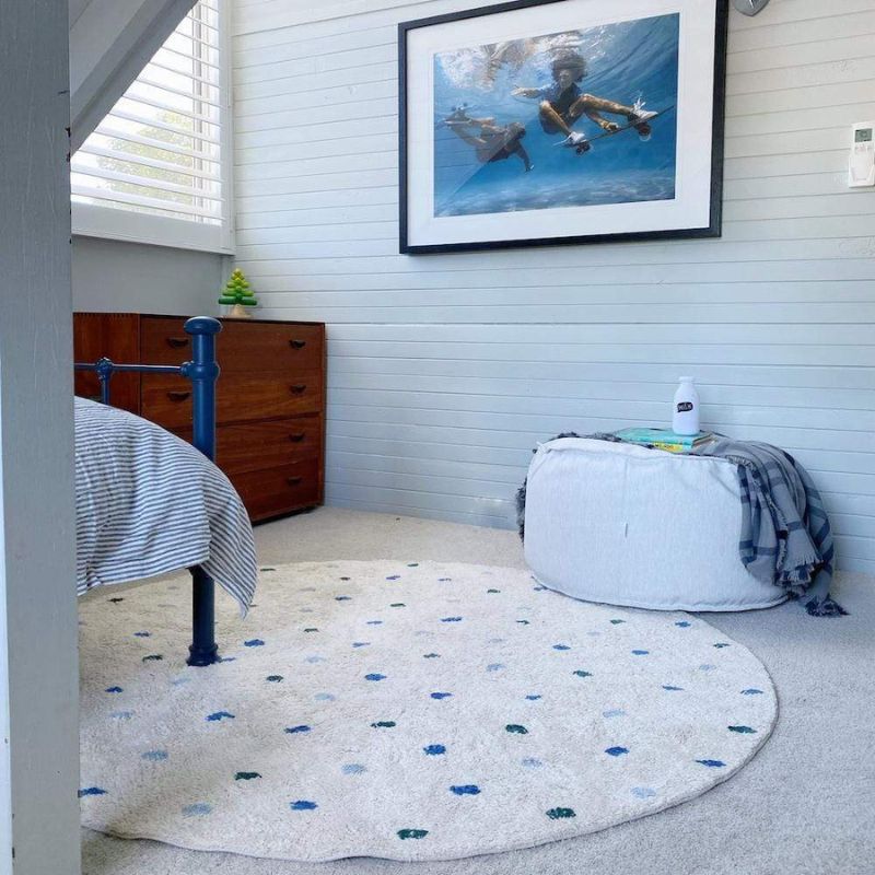 Tapis moelleux à pois pour enf - Baby Nursery Modern avis et prix