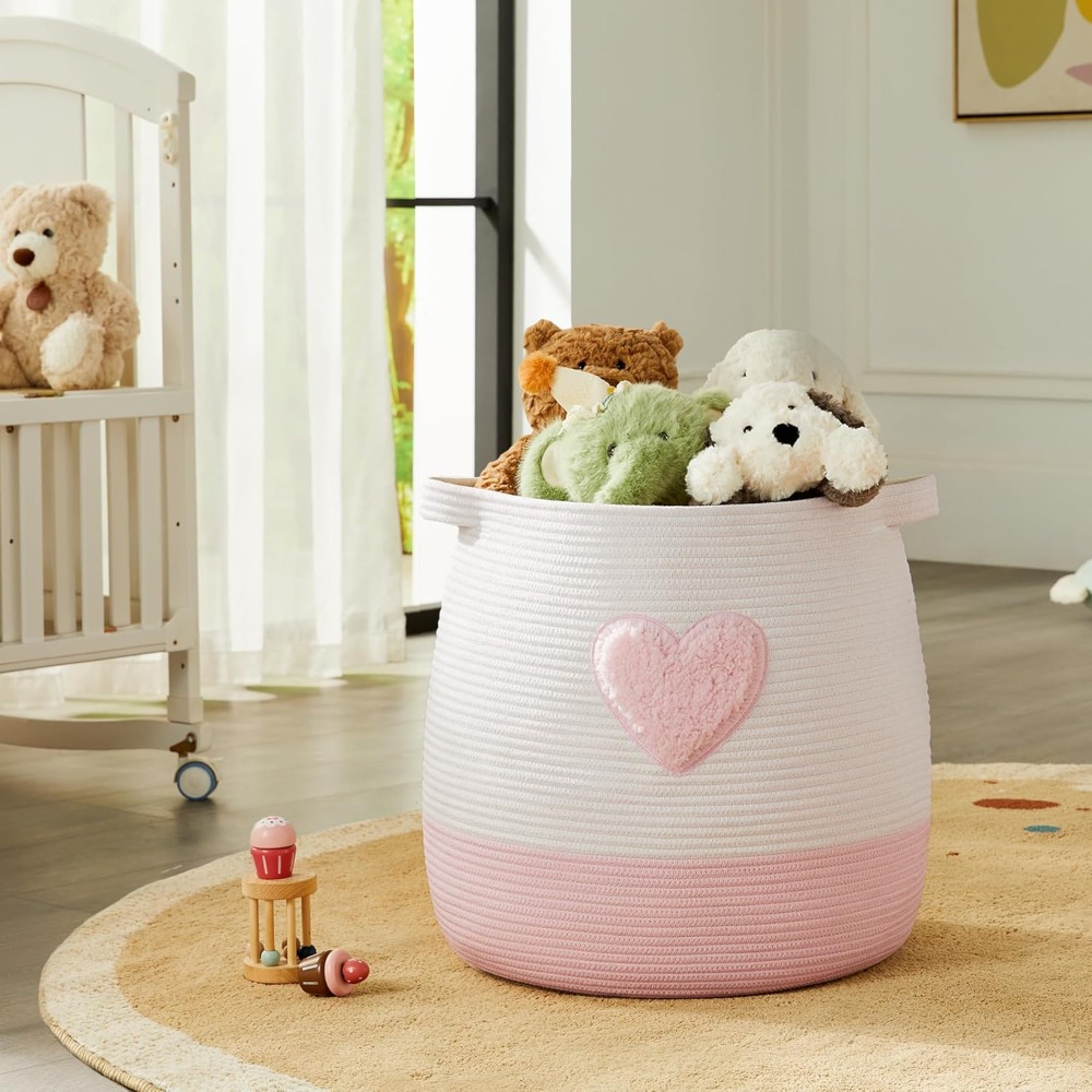 Panier à linge rose pour enfan - Baby Nursery Pink avis et prix
