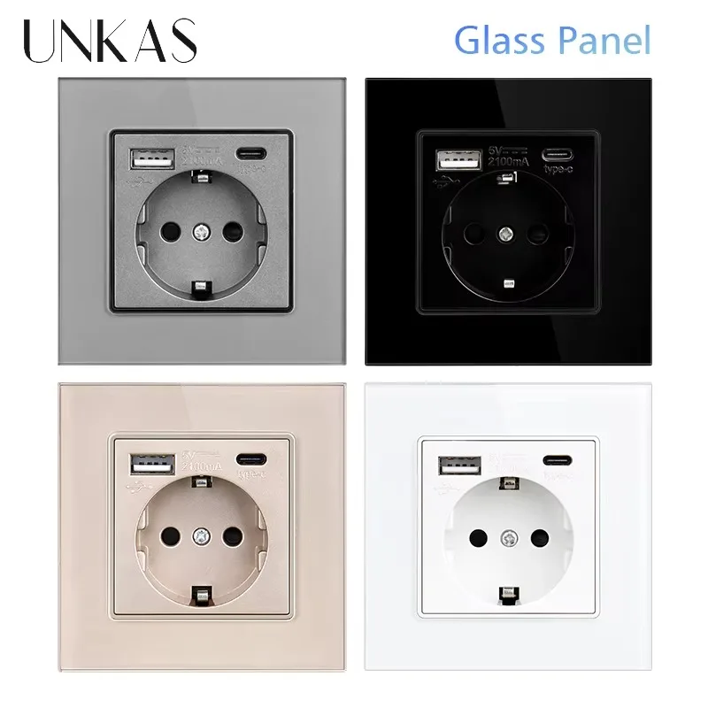 UNKAS type-c USB panneau en ve - Outlet Cover Childproof avis et prix