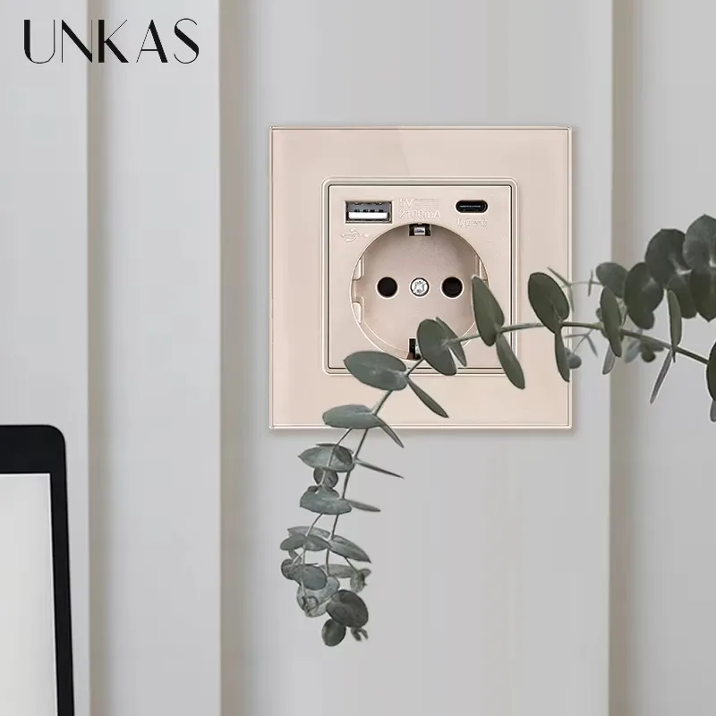 UNKAS type-c USB panneau en ve - Outlet Cover Childproof avis et prix