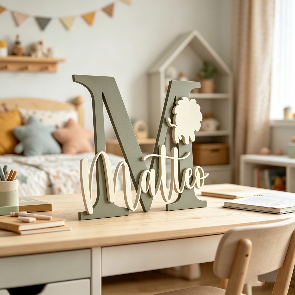 1 plaque nominative en bois pe - Baby Nursery avis et prix