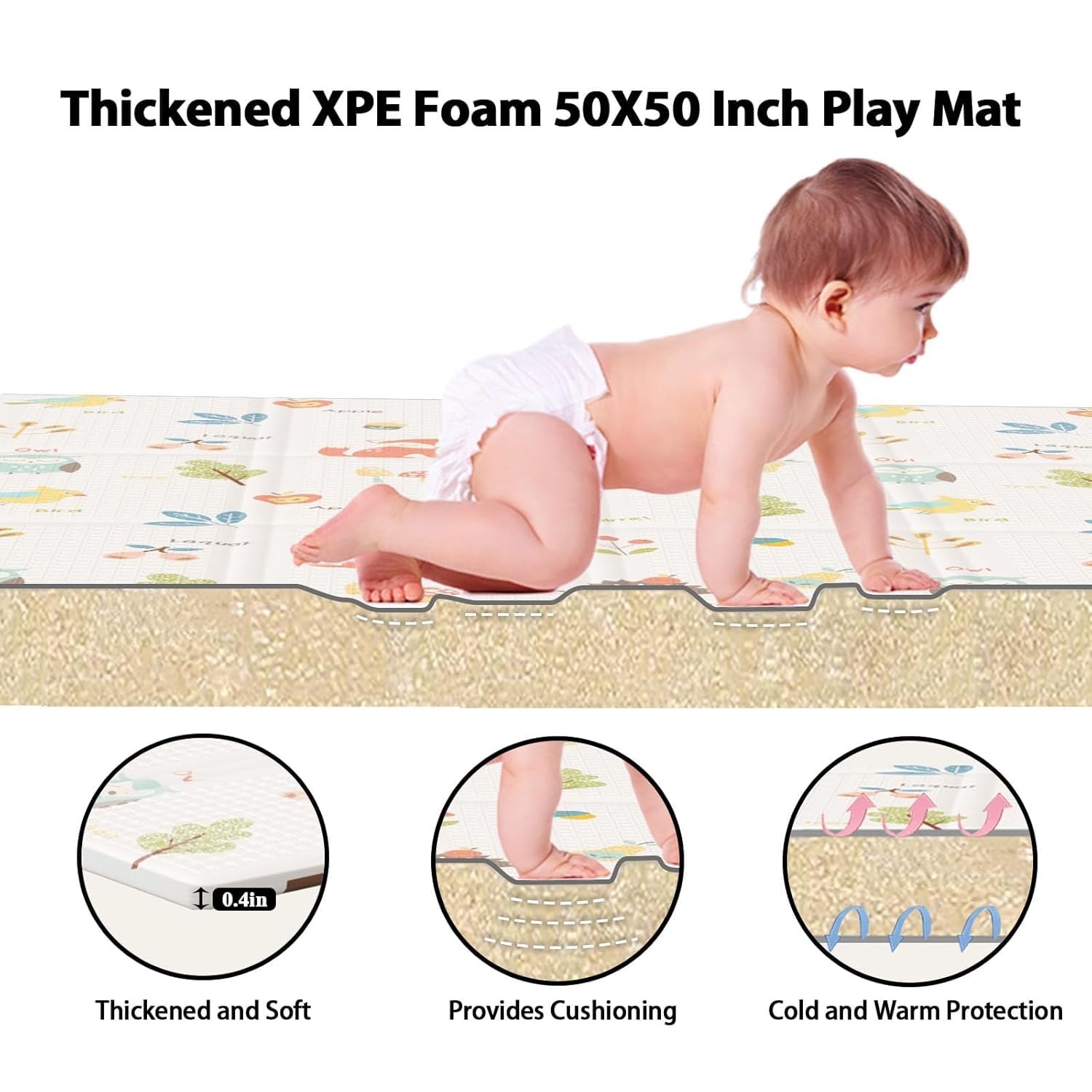 Tapis de jeu pliable pour bébé - Baby Nursery Equipment avis et prix