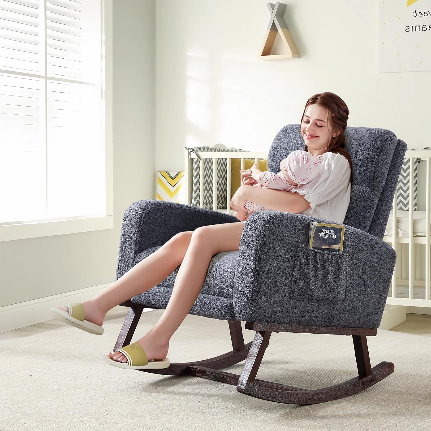 Fauteuil à bascule Teddy avec  - Rocking Chair Nursery avis et prix