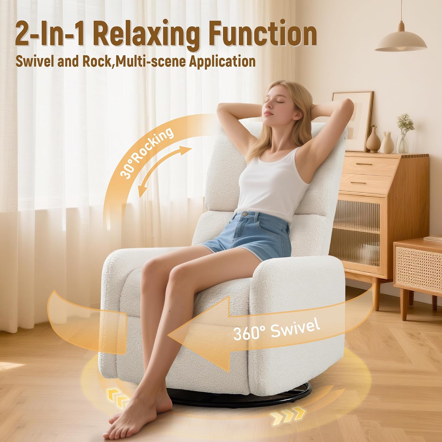 360 °   Fauteuil à bascule, ch - Rocking Chair Nursery avis et prix