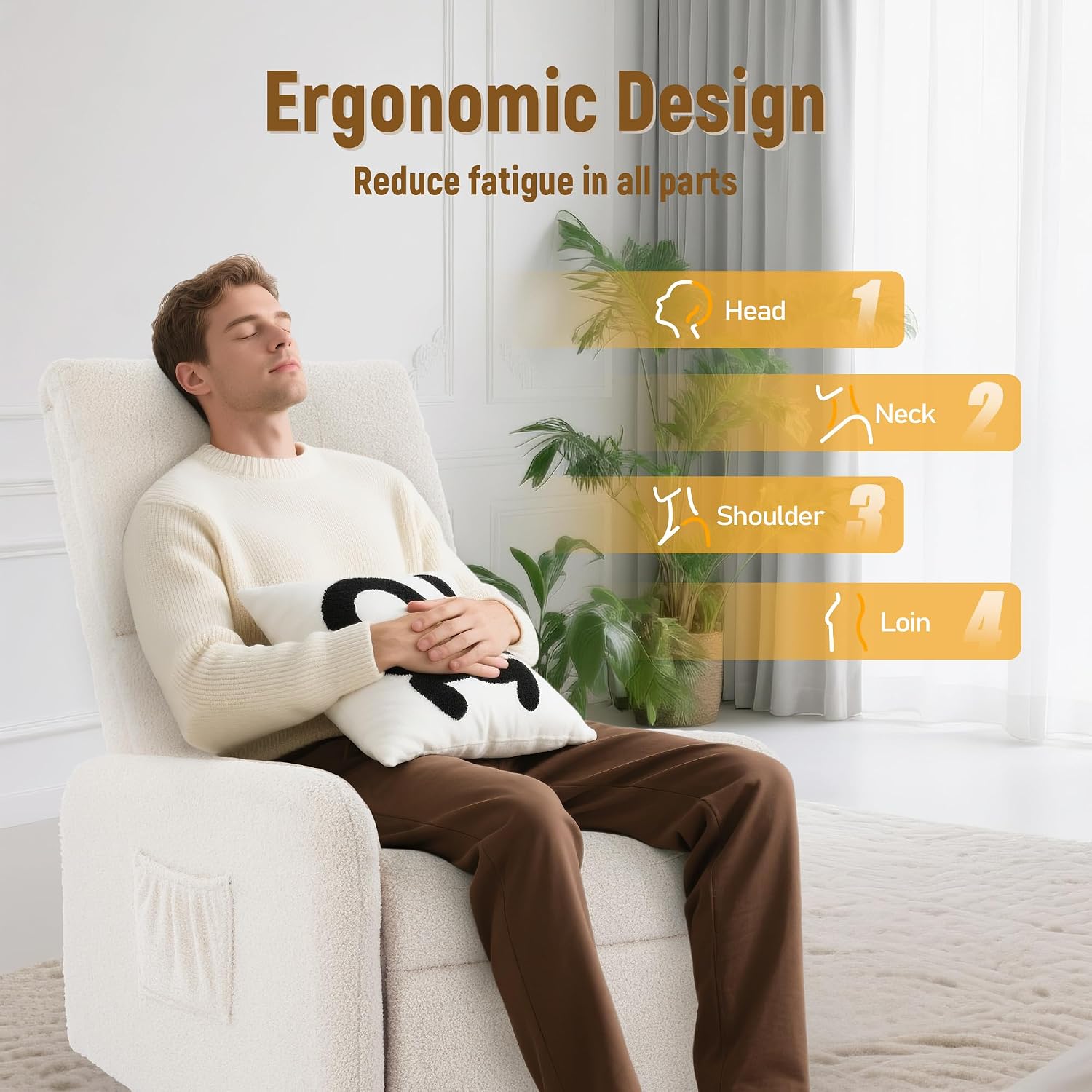 360 °   Fauteuil à bascule, ch - Rocking Chair Nursery avis et prix