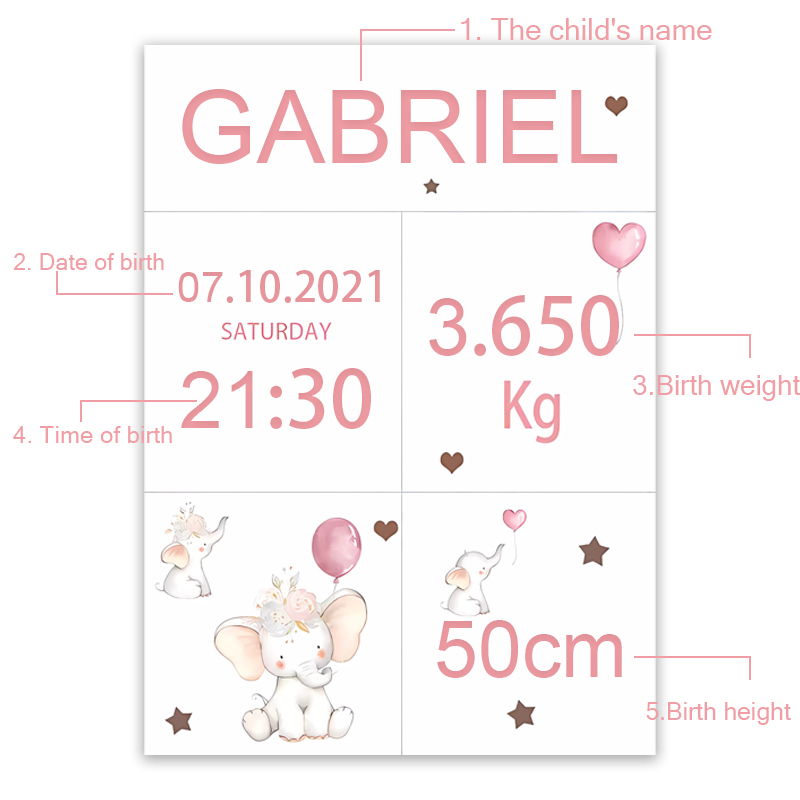 Toile de peinture sur toile ro - Baby Nursery Pink avis et prix