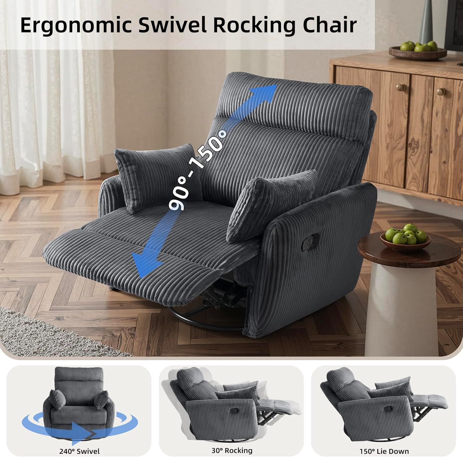 # Fauteuil à bascule pivotant  - Rocking Chair Nursery avis et prix