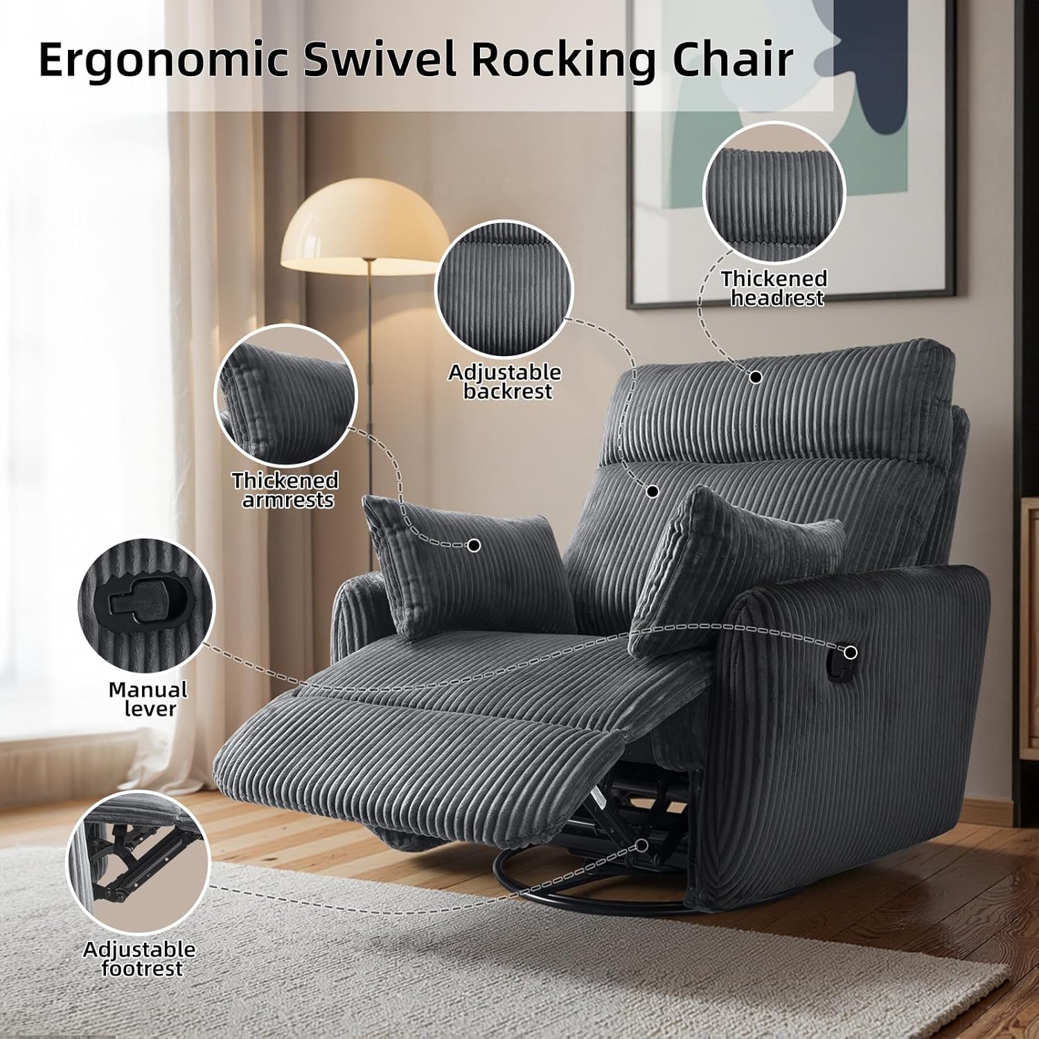 # Fauteuil à bascule pivotant  - Rocking Chair Nursery avis et prix