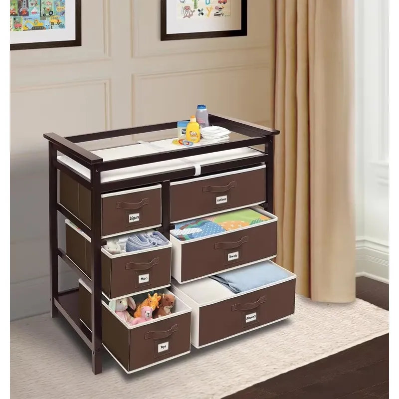 Commode moderne en bois pour b - Baby Nursery Set Furniture avis et prix