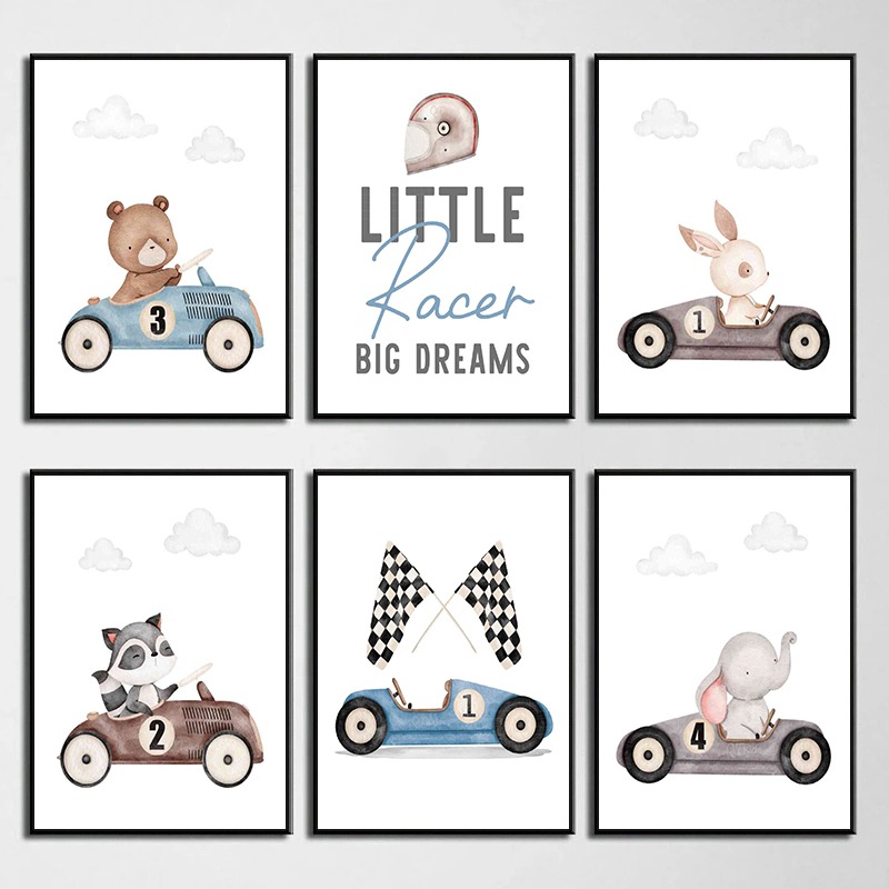 Affiche sur toile imprimée ave - Baby Nursery Vintage avis et prix